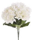 Trs hortenzie 42 cm - bílá