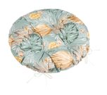 Sedák Adéla prošívaný kulatý Šedá,Žlutá,Béžová 62/219 průměr 40 cm