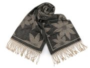 Zimní šála / pléd s třásněmi 70x185 cm