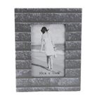 Fotorámeček šedý D1091 - 17 x1 x 21,5 cm