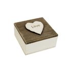 Dřevěný box D1583 - 7,5 x 4,6 x 7,5 cm