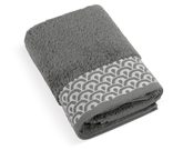 Froté ručník a osuška kolekce Krajka Šedá K/344