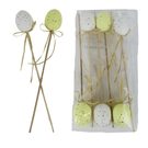 Zápich velikonoční vajíčka, 6 ks X7968/3 - 26*18*4CM