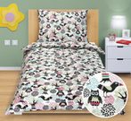 Povlečení bavlněné Junior Béžová 90/056 140x200, 70x90 cm