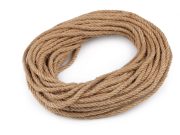 Jutová šňůra kroucená Ø7 mm balení 20 metrů