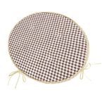 Sedák BERTA kulatý hladký Hnědá 79/608 průměr 40 cm