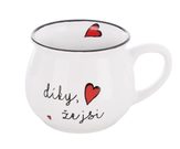 Hrnek keramický Díky, že jsi O0637 - pr.9,5cm,v.7,5cm,o.300ml