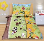 Povlečení bavlněné Junior Zelená 90/067 140x200, 70x90 cm