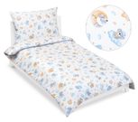 Povlečení bavlněné Junior Modrá,Žlutá 90/044 140x200, 70x90 cm