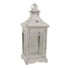 Kovová lucerna bílá 35 cm K2961