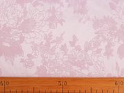 Satén / imitace hedvábí květovaný vzor METRÁŽ