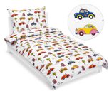 Povlečení bavlněné Junior Bílá,Červená,Modrá 90/092 140x200, 70x90 cm