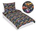 Povlečení bavlněné Junior Šedá,Žlutá,Černá,Fialová 90/093 140x200, 70x90 cm