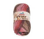 Příze PRYIA lurex Růžová,Hnědá 303 100g / 245 m