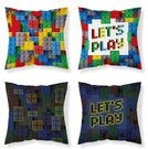 Povlak na polštářek Kostky color svítící Bavlna, 40/40 cm