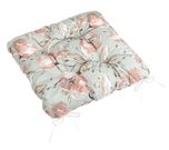 Sedák Adéla prošívaný Lososová,Šedá 41/238 40x40 cm