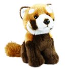 Plyšová panda červená sedící 18 cm