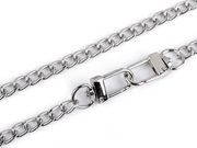 Řetízek na kabelky s karabinou délka 125 cm, šíře 6 mm