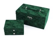 Uzamykatelná šperkovnice 2v1 (semiš)