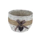 Obal s plastem bílý P2028/3 - dia 21 × 15 cm