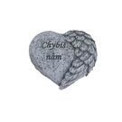 Dekorace na hrob srdce X6451 - 10 × 9 × 3 cm