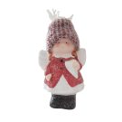 Dekorace anděl X5374 - 7 × 5,2 × 11,7 cm