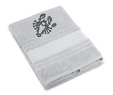 Froté ručník mozaika se znamením RAK Šedá 123/042