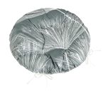 Sedák Adéla prošívaný kulatý Šedá,Bílá 62/234 průměr 40 cm