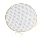 Sedák Adéla kulatý hladký Šedá,Bílá 79/905