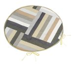 Sedák Adéla kulatý hladký Šedá,Béžová 79/231 průměr 40 cm