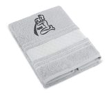 Froté ručník mozaika se znamením VODNÁŘ Šedá 123/042