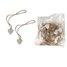 Dekorace srdce, 30ks D4125 - 1,7 x 2 x 0.7cm