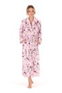 Dámský květinový župan TOYA růžová 21 26 0100