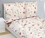 Povlečení bavlněné Fialová,Béžová,Bílá 90/391