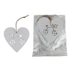 Srdce k zavěšení, 8 ks D6671 - 7 x 7 x 0,3 cm