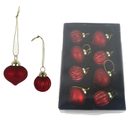 Vánoční ozdoba, 8 ks S0448-08 - 4 cm