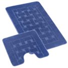 SADA BANY 60x100 + 60x50 cm - s výkrojem Modrá 810/009