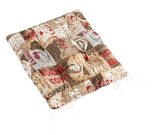 Sedák EMA prošívaný Hnědá,Červená 41/560 40x40 cm