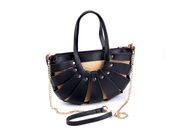 Letní kabelka se slámovou strukturou 35x20 cm