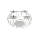 Drátěný adventní svícen na 4 svíčky 371390 - dia 26 x 14 cm