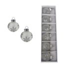 Vánoční ozdoba 6 ks, S0546 - dia 4 cm,25.5×6.8×4.5 cm