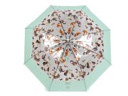 Dámský / dívčí průhledný vystřelovací deštník kočky