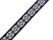 Popruh s reflexním potiskem šíře 20 mm METRÁŽ