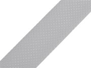 Perforovaná reflexní páska elastická šíře 50 mm našívací