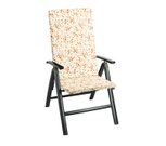 Sedák na zahradní židli Hnědá,Béžová 36/607 47x115 cm