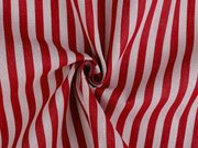 Bavlněná metráž / imitace lnu hrubší, pruhy METRÁŽ