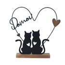 Dekorace kočky K4534 - 24 × 4 × 26.5 cm