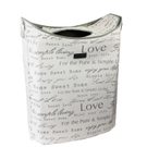 Koš na prádlo textilní X1380 - 50 x 29 x 58/65 cm