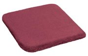 Sedák hladký Korall micro Bordová 60/20 40x40 cm