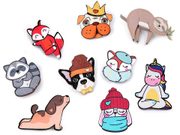 Dřevěná brož zvířátka